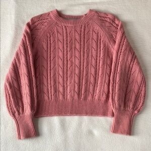 Boden Pink Delicate Knit Sweater